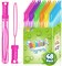 Bubble Wand, 48 Pcs Bubble Wands Bulk in 6 Colors, Bubble Party Favors for Kids, Summer Toys